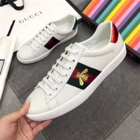 fake gucci bee shoes womens|gucci bee sneakers women's.